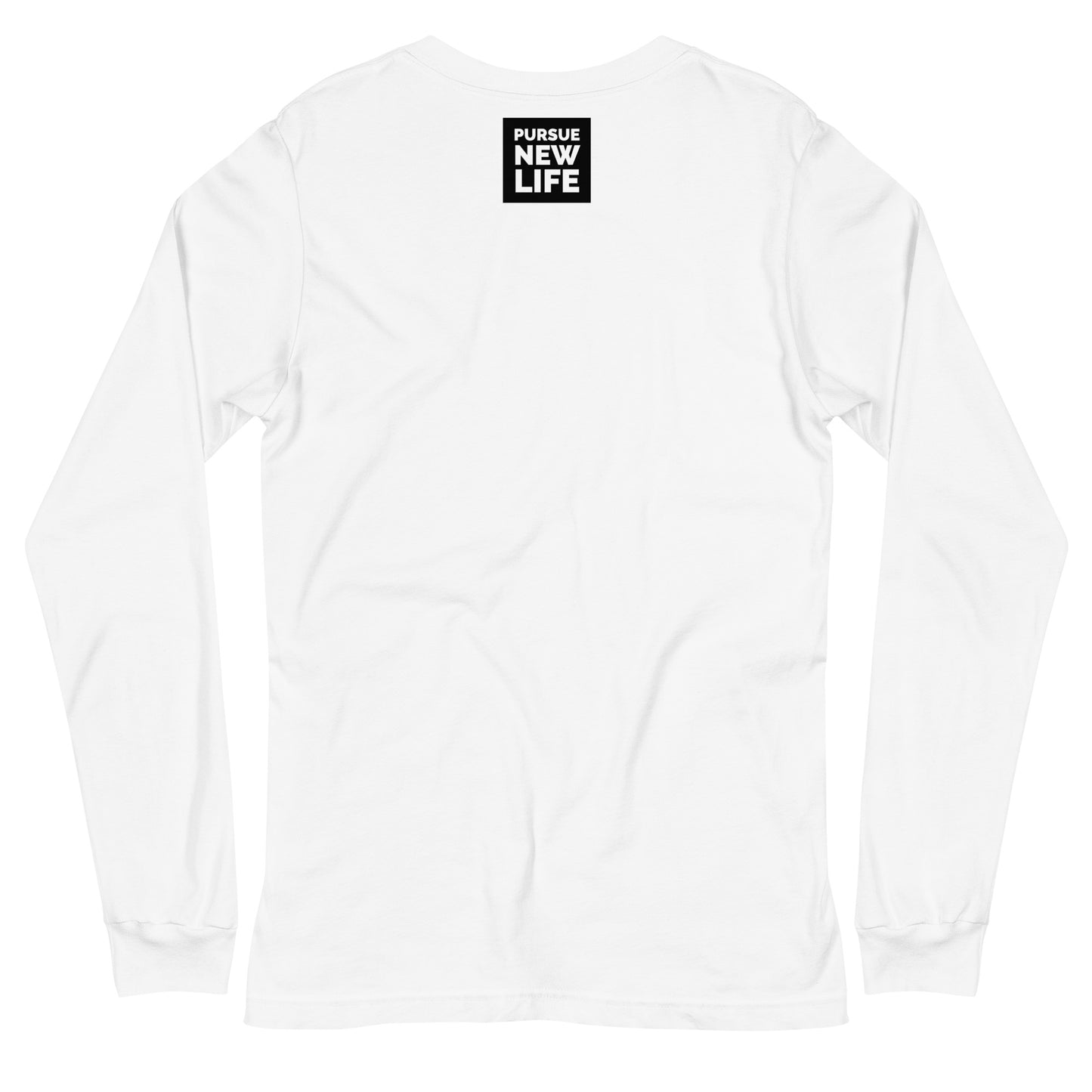 PURSUE RECOVER LIVE Unisex Long Sleeve Tee - BLK DTG