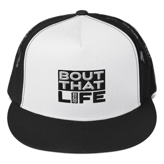 BOUT THAT JOHN 10:10 LIFE 5 PANEL BLKWRAP TRUCKER