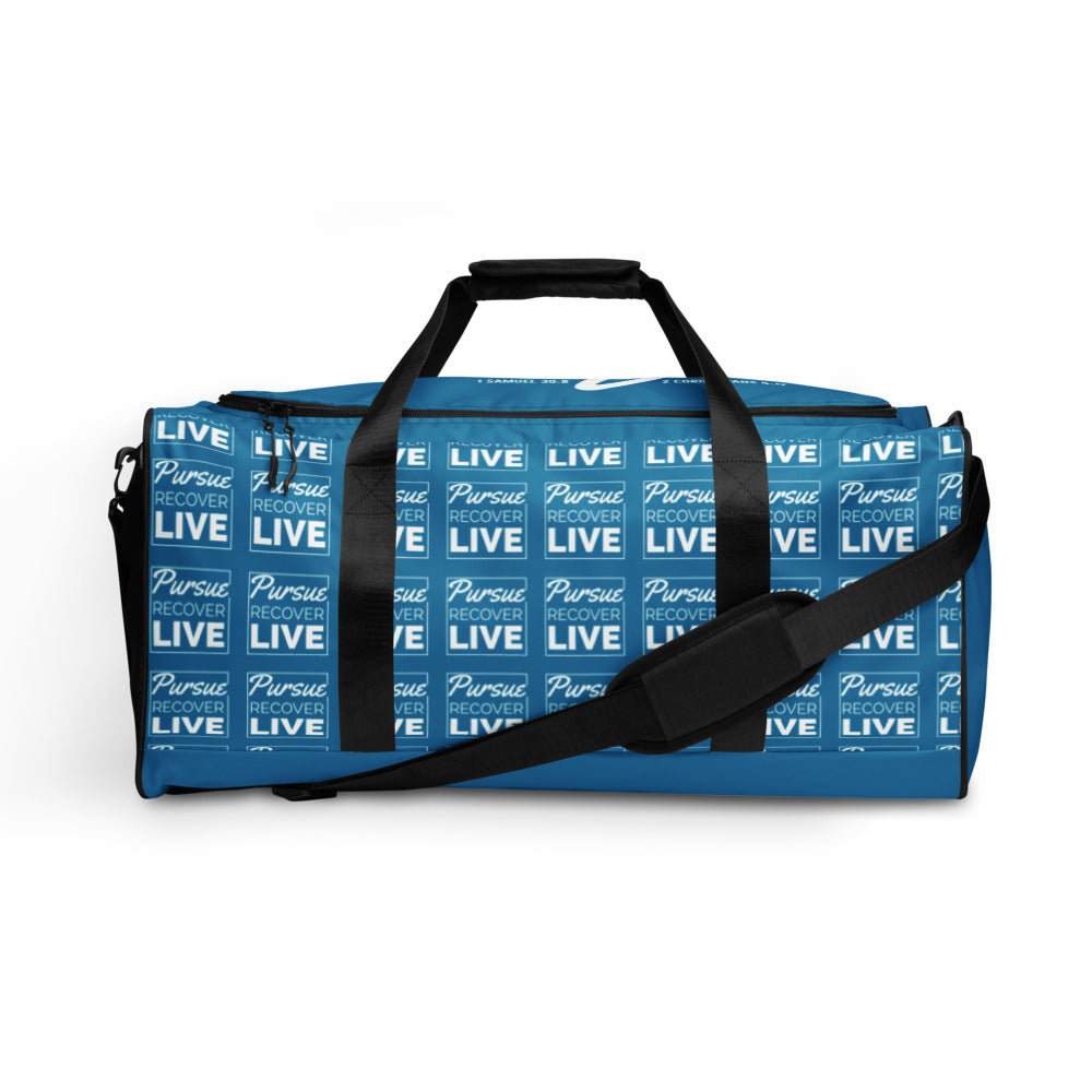 PURSUE RECOVER LIVE AQUA Duffle