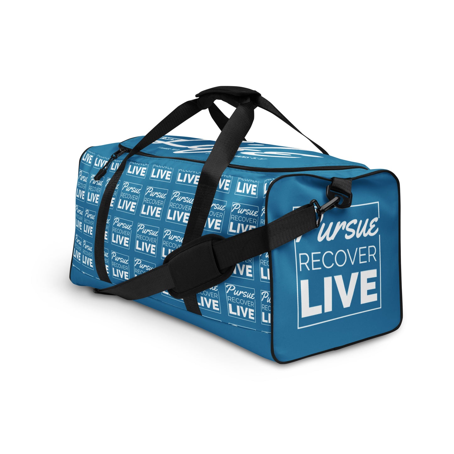 PURSUE RECOVER LIVE AQUA Duffle