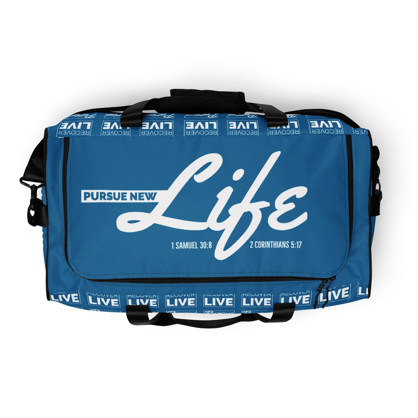 PURSUE RECOVER LIVE AQUA Duffle