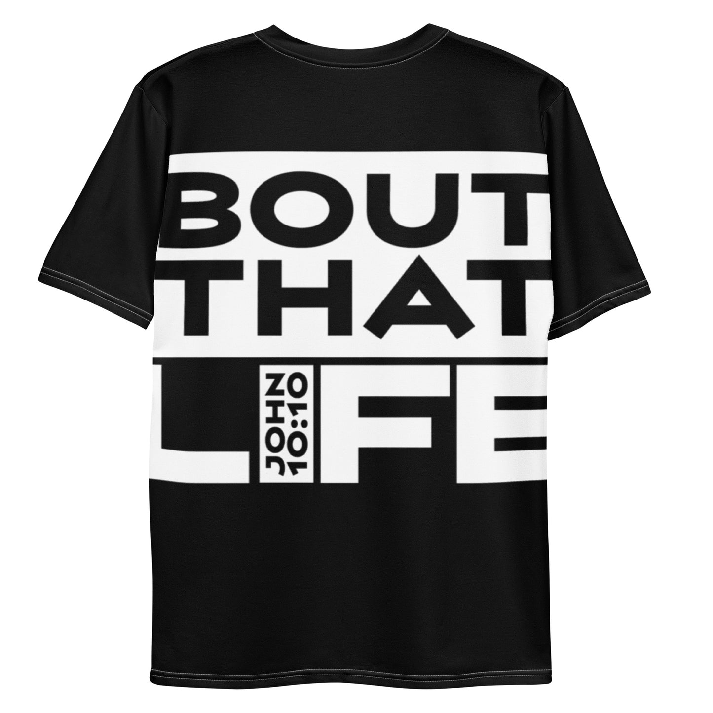 BOUT THAT JOHN 10:10 LIFE FULL BODY JERSEY TEE