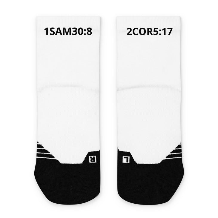 1 SAM 30:4 2 COR 5:17 ANKLE VERSE SOCKS