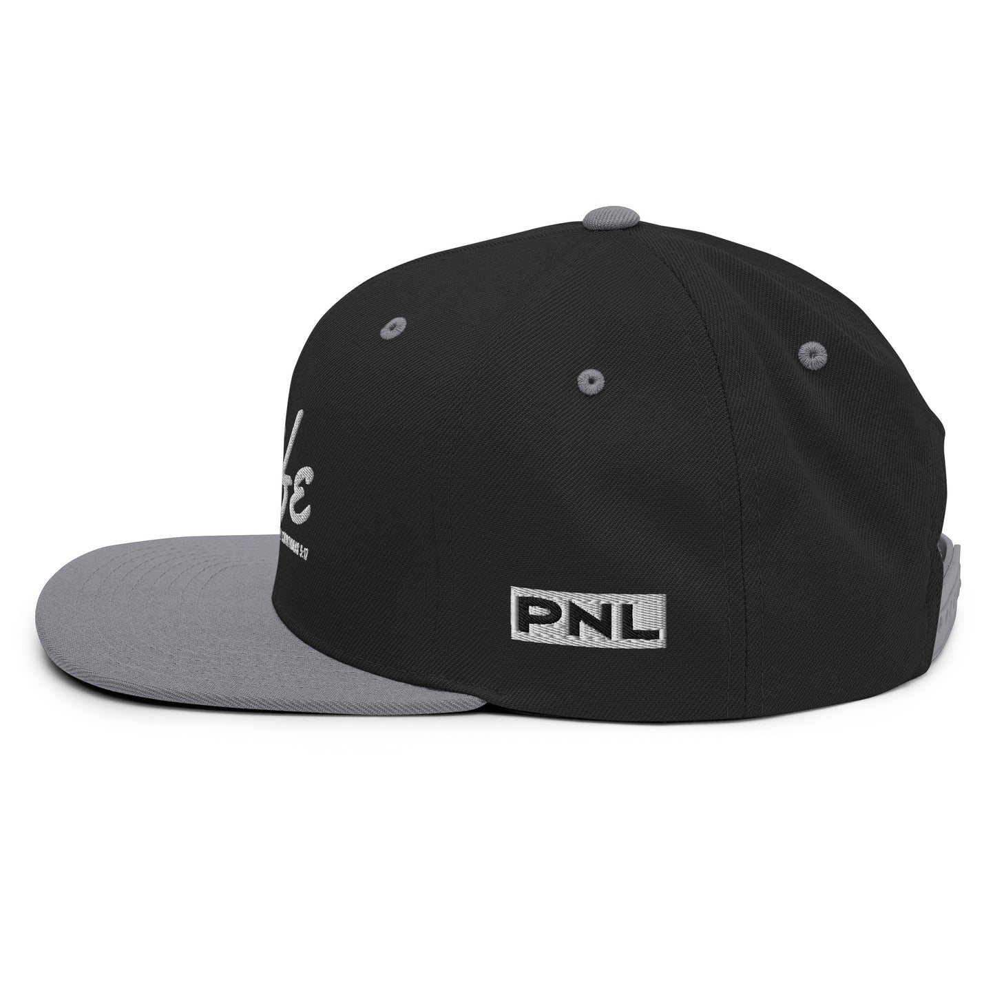 PURSUE NEW LIFE Snapback - WHT-BLK EMB