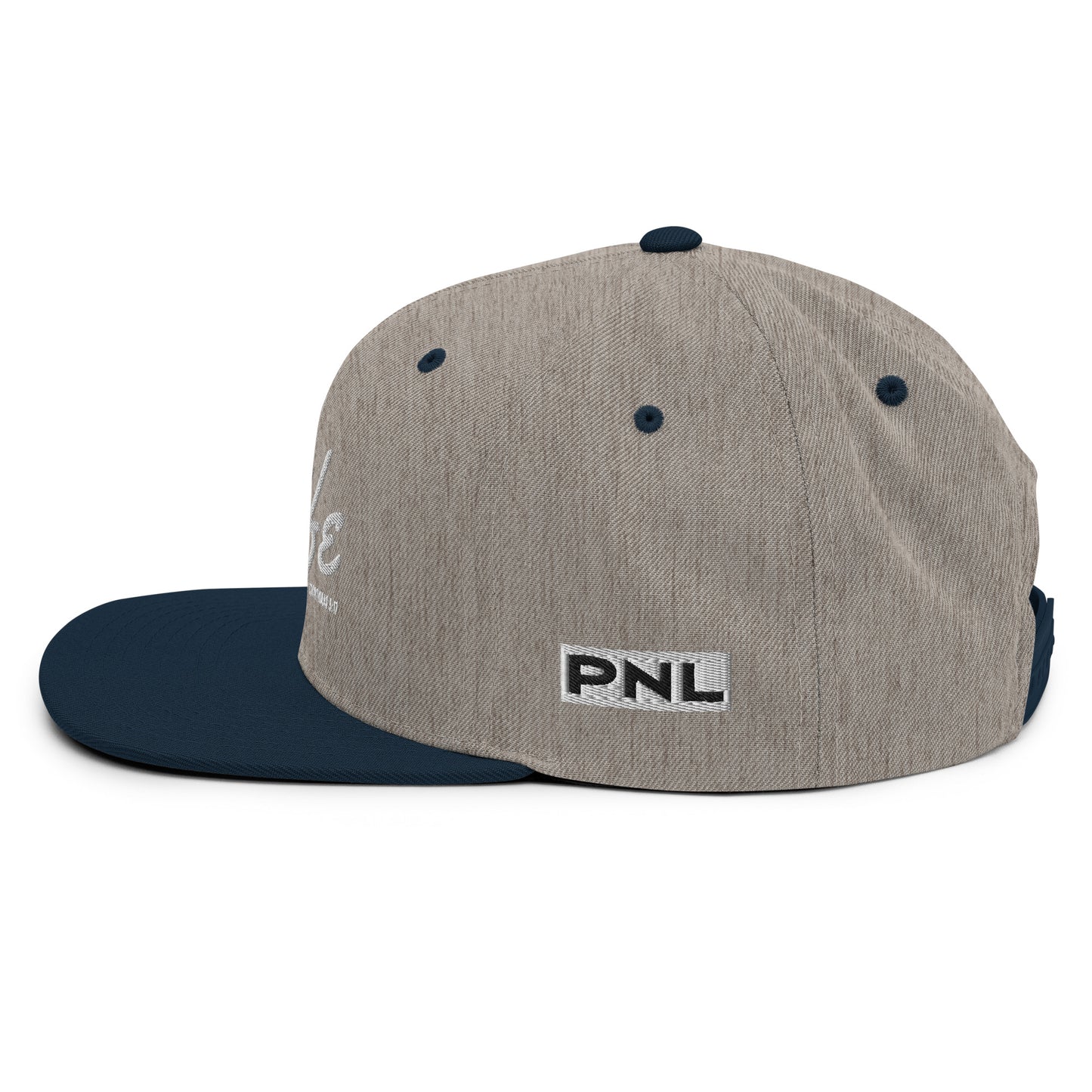 PURSUE NEW LIFE Snapback - WHT-BLK EMB