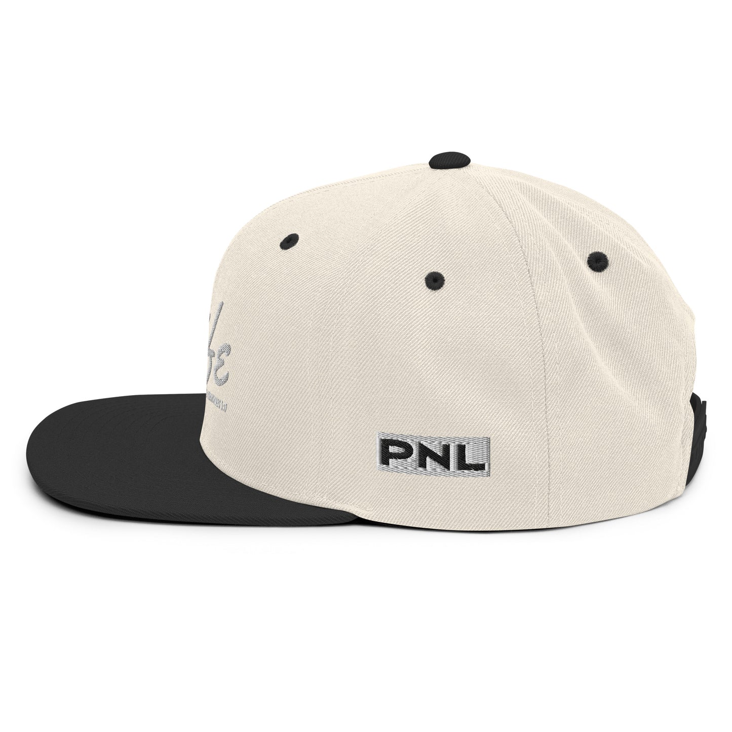 PURSUE NEW LIFE Snapback - WHT-BLK EMB