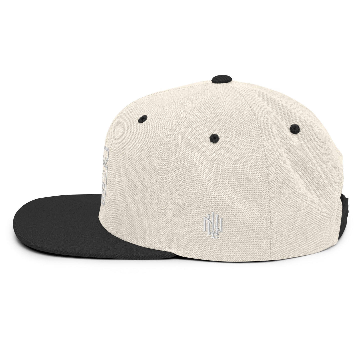 PURSUE RECOVER LIVE Snapback Hat - WHT-BLK EMB