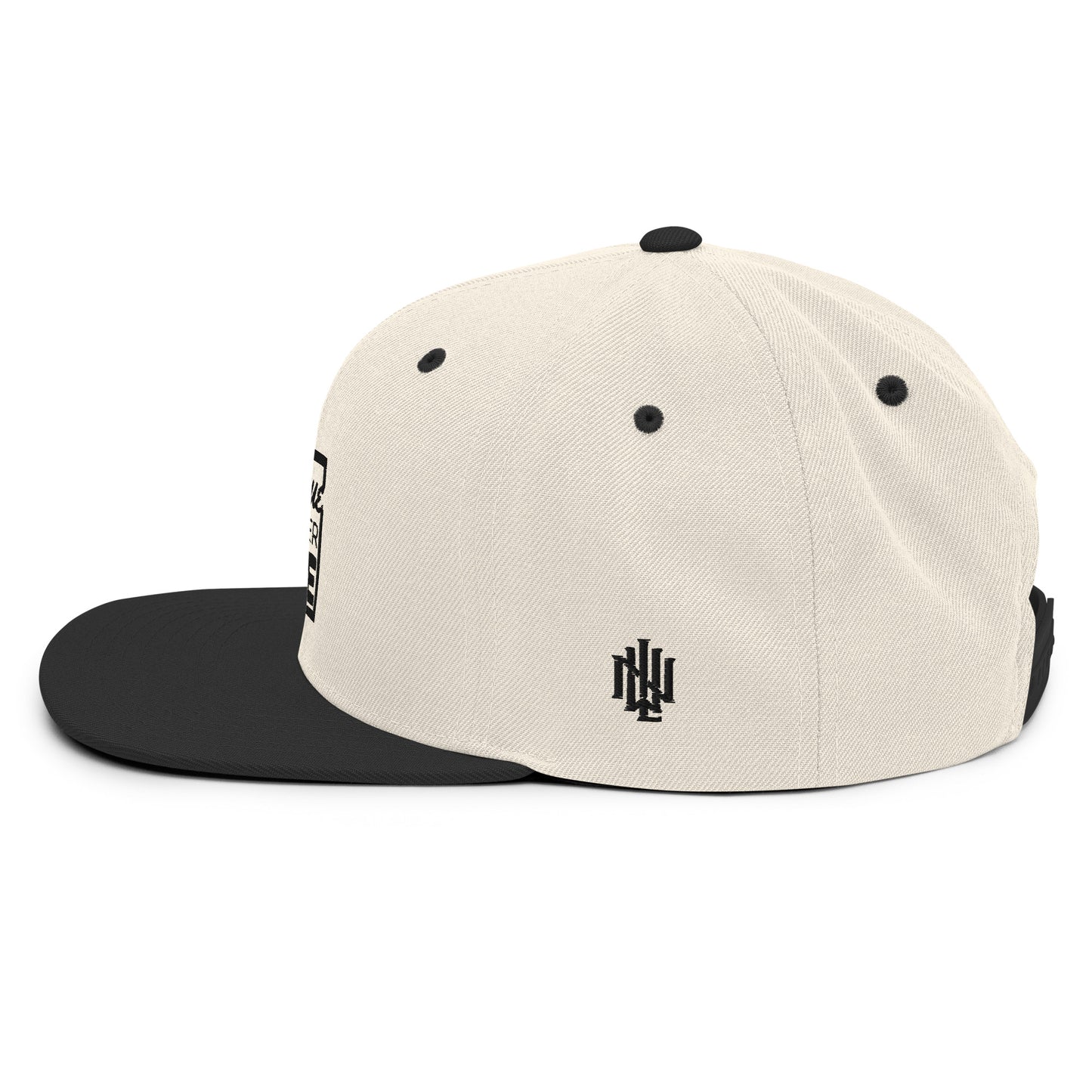 PURSUE RECOVER LIVE Snapback Hat - BLK-WHT EMB