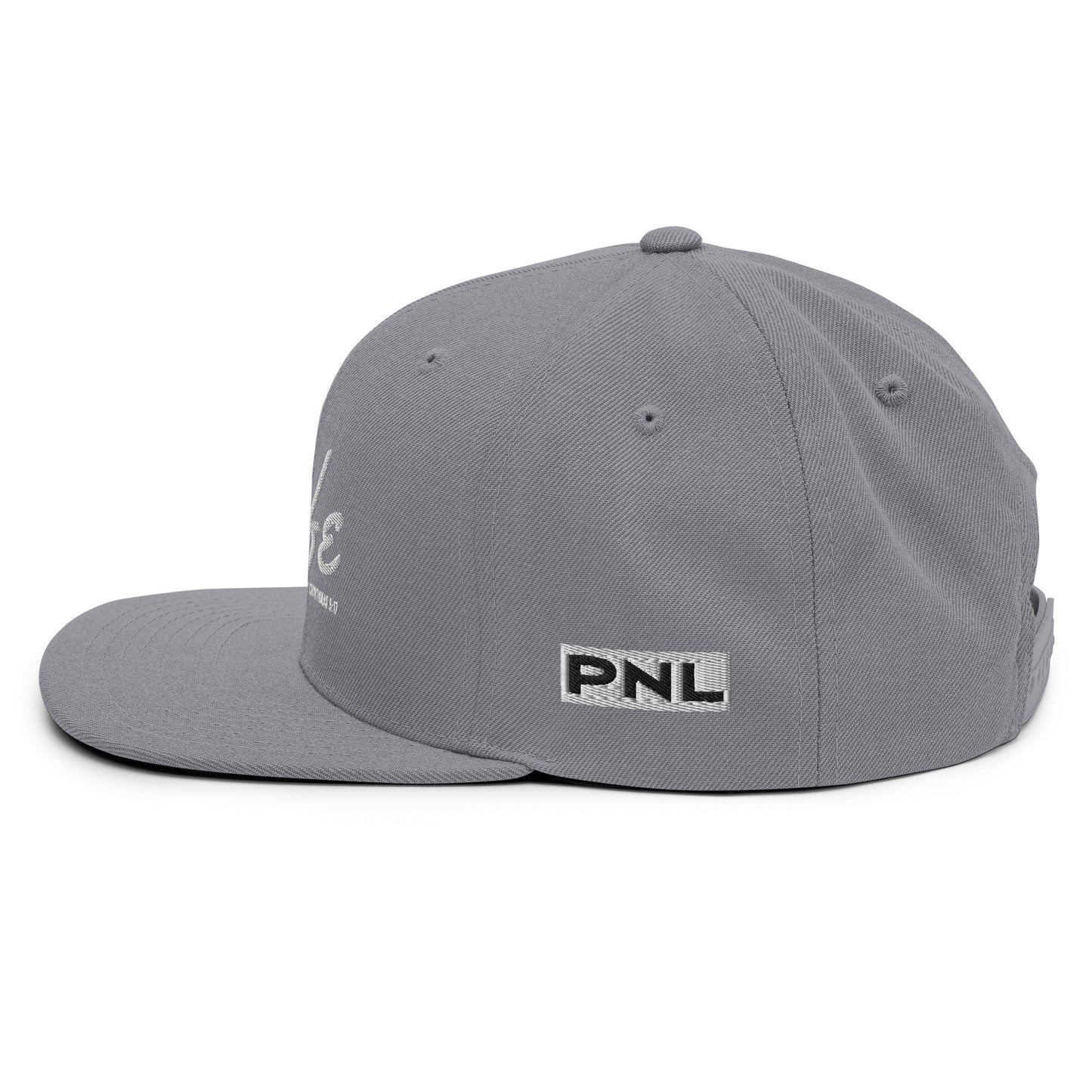 PURSUE NEW LIFE Snapback - WHT-BLK EMB