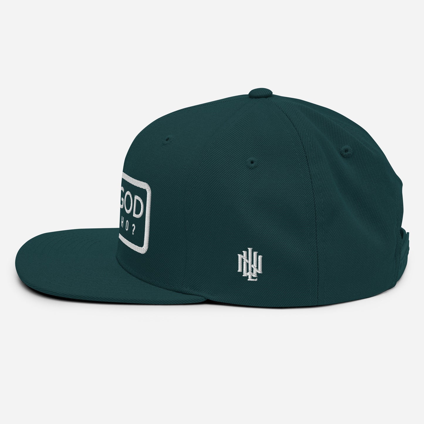 IF NOT GOD THEN WHO Isaiah 43:10 Snapback Hat