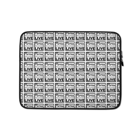 PURSUE RECOVER LIVE Laptop Sleeve -BLK-DTG