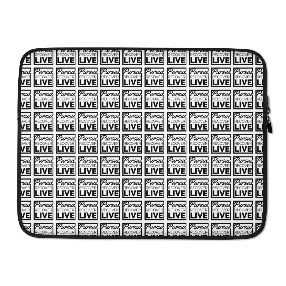 PURSUE RECOVER LIVE Laptop Sleeve -BLK-DTG