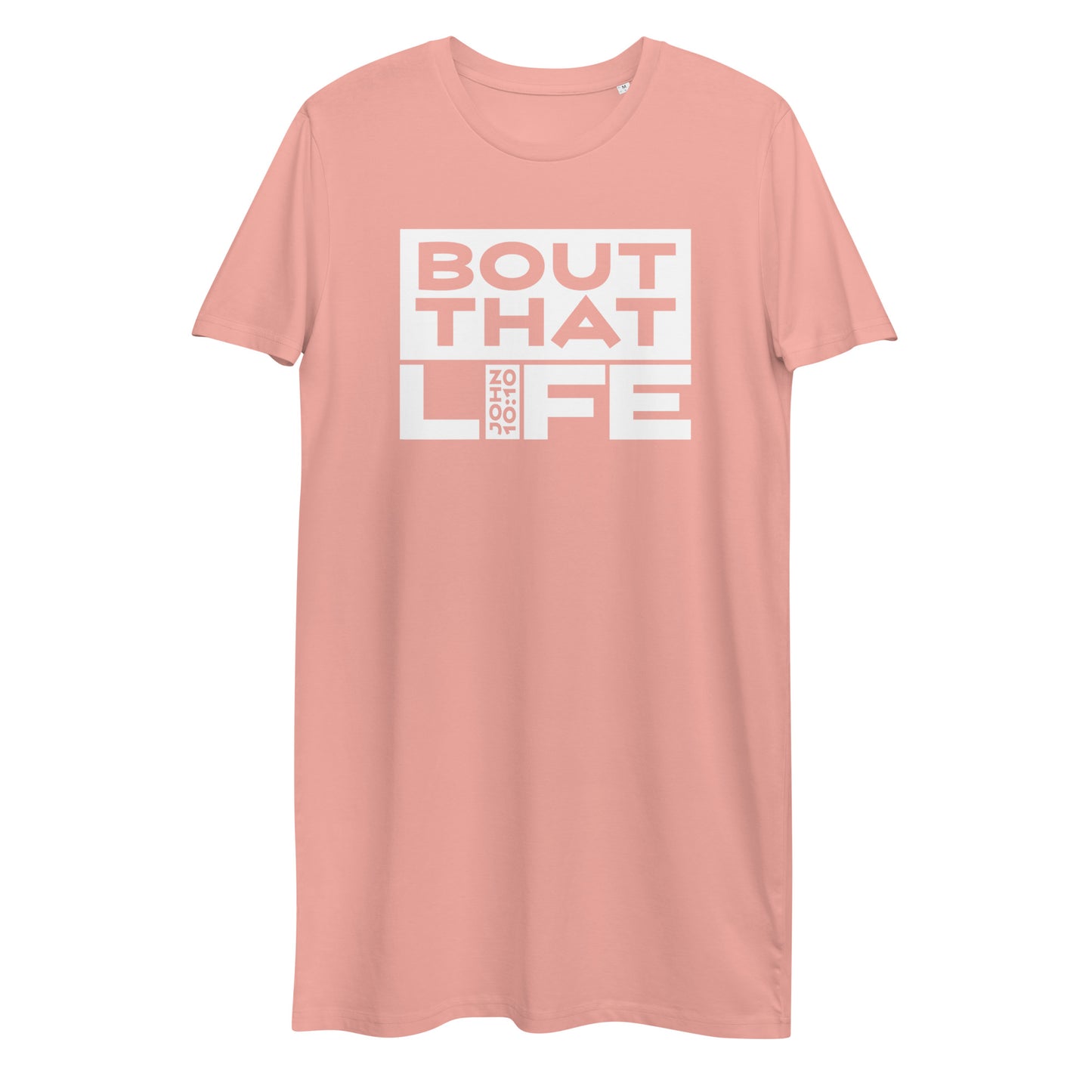 BOUT THAT JOHN 10:10 LIFE Organic cotton t-shirt dress