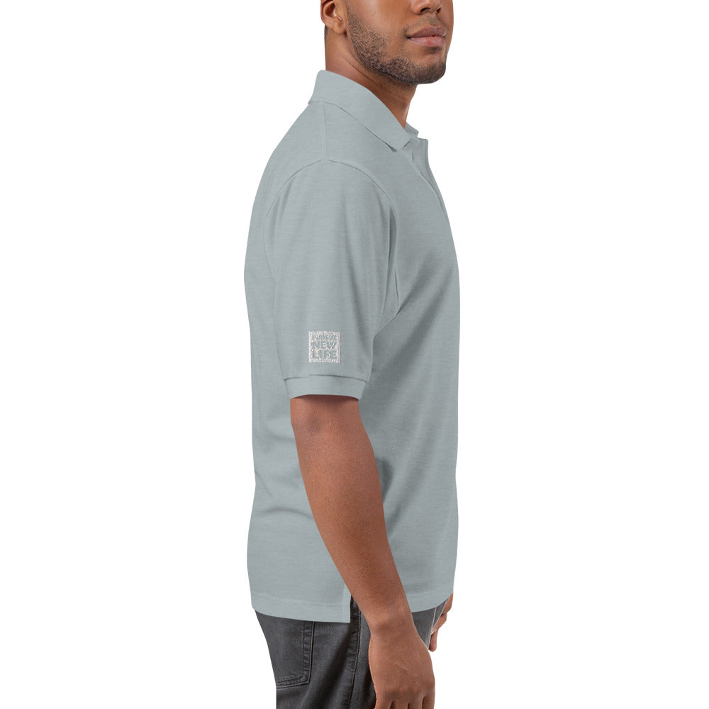 Pursue New Life Men's Premium Embroidered Polo