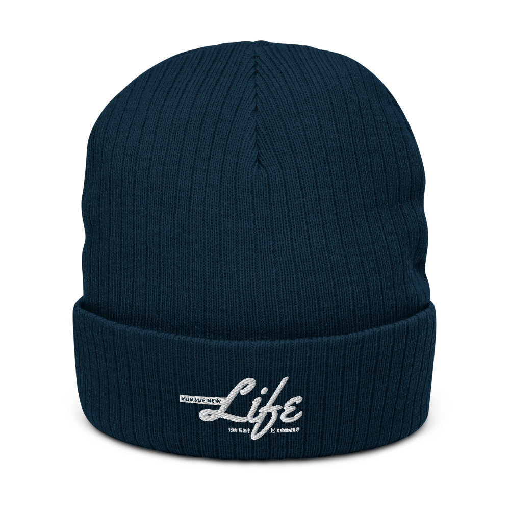 PURSUE NEW LIFE RECYCLED CUFFED BEANIE