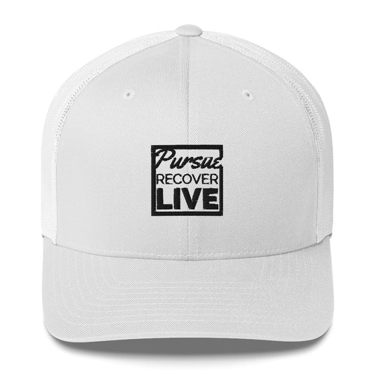 PURSUE RECOVER LIVE Trucker Cap - BLK EMB