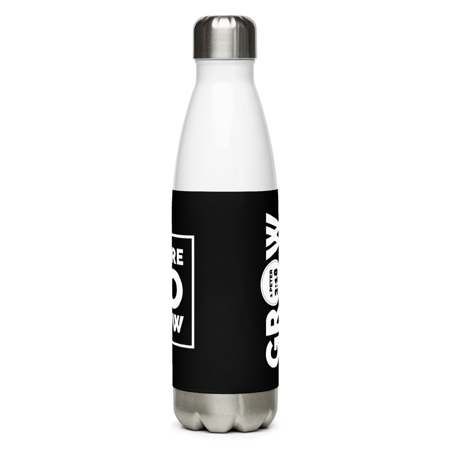 GROW IN GRACE Stainless Steel Water Bottle