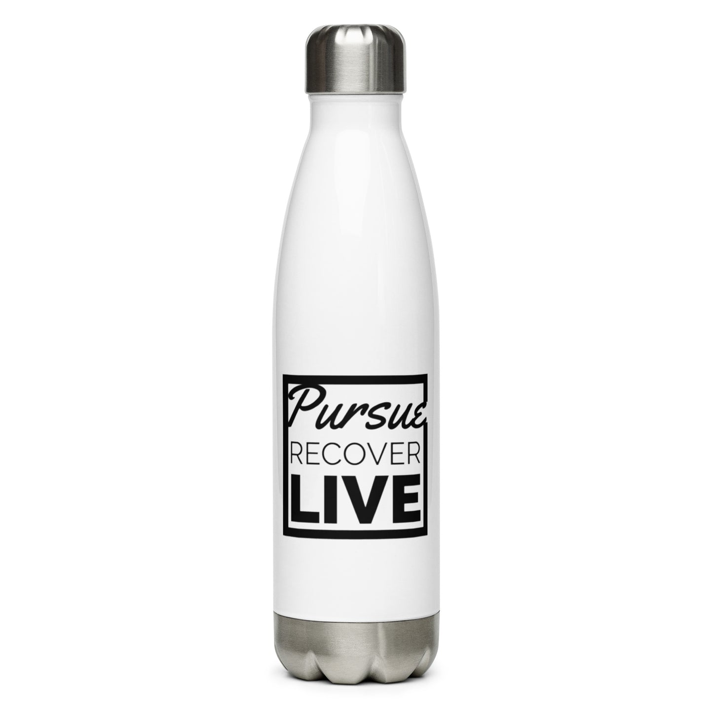 PURSUE RECOVER LIVE Stainless Steel Water Bottle