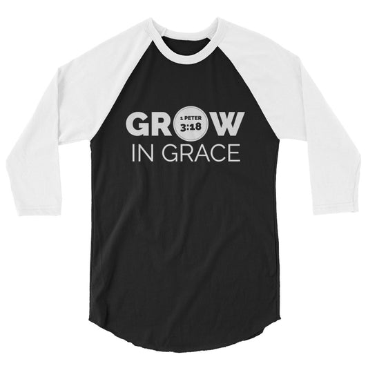 GROW IN GRACE 3 QTR RAGLAN