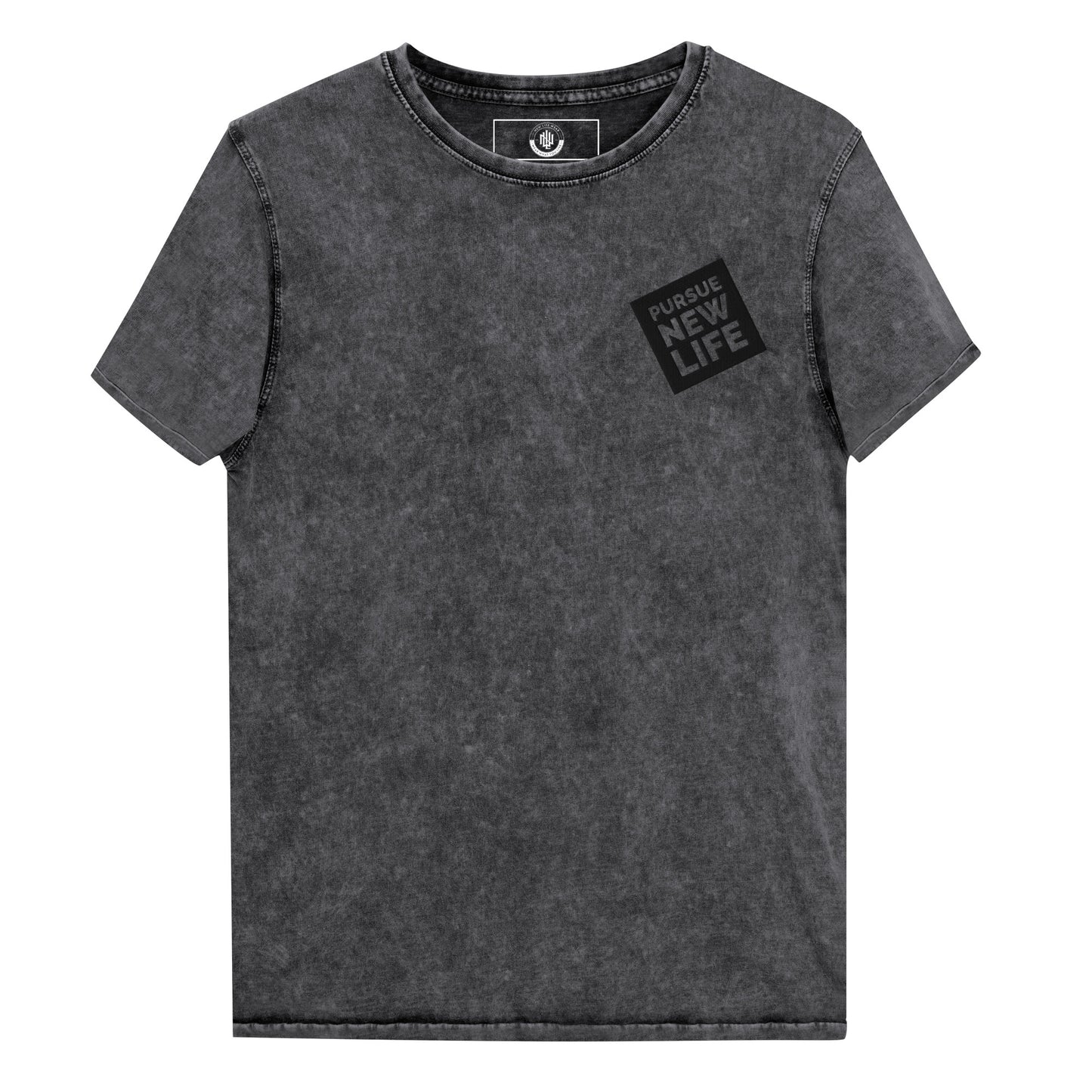 PURSUE NEW LIFE DENIM TEE