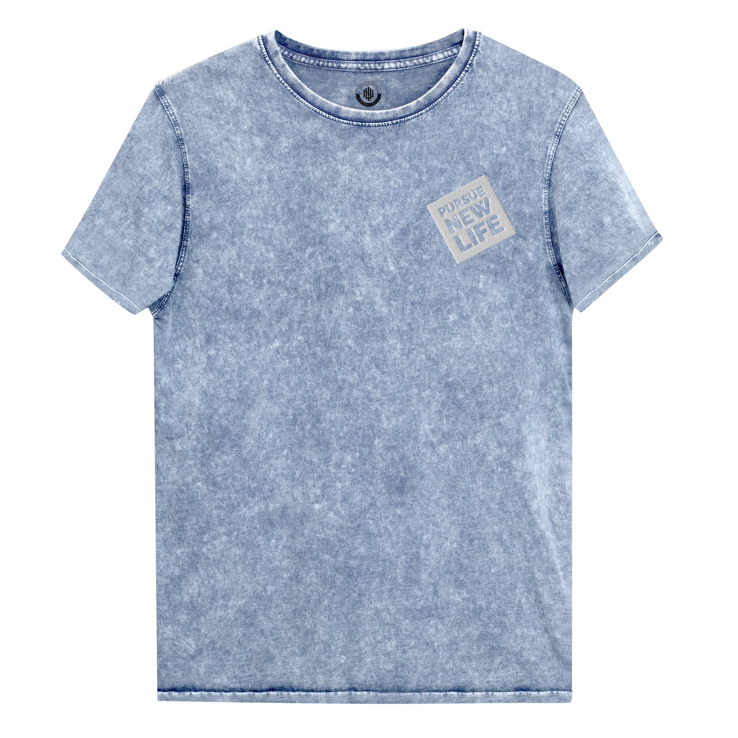 PURSUE NEW LIFE DENIM TEE