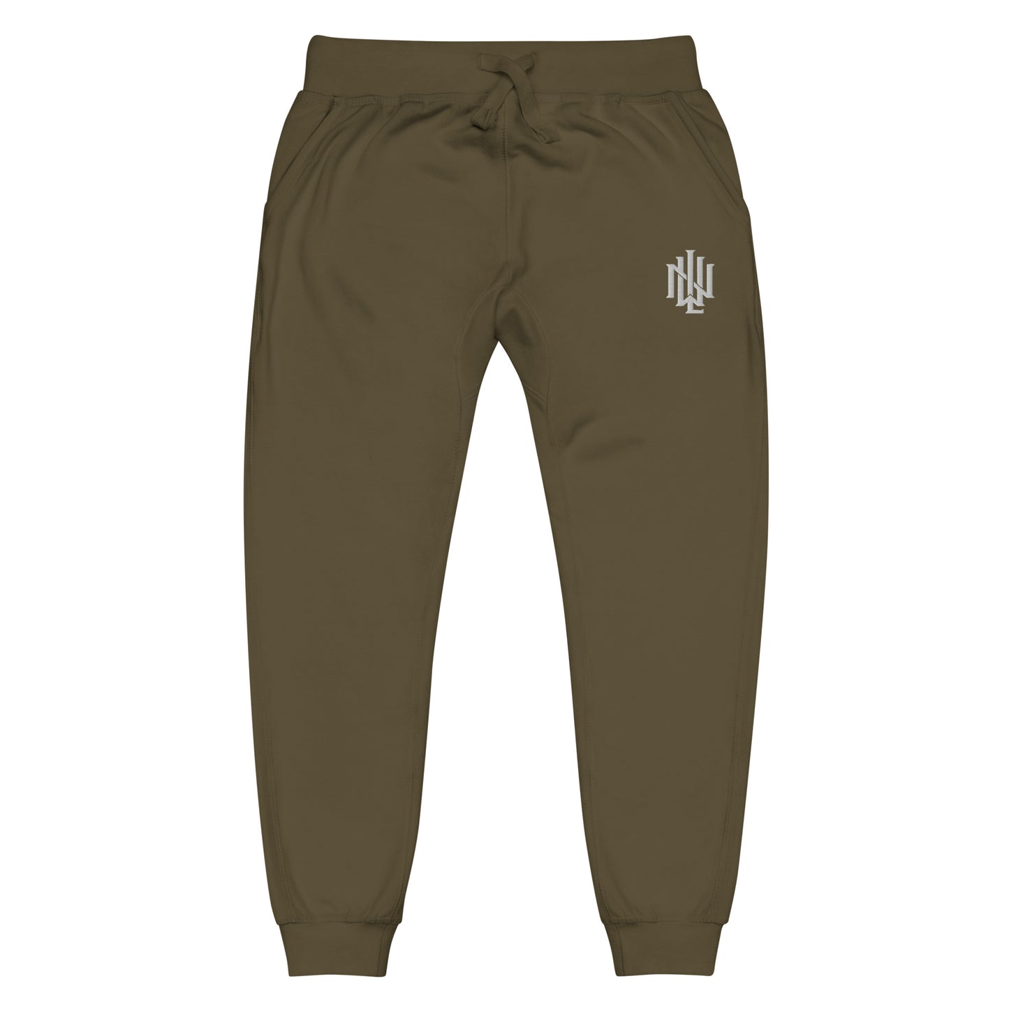 BRAND LOGO Unisex fleece sweatpants