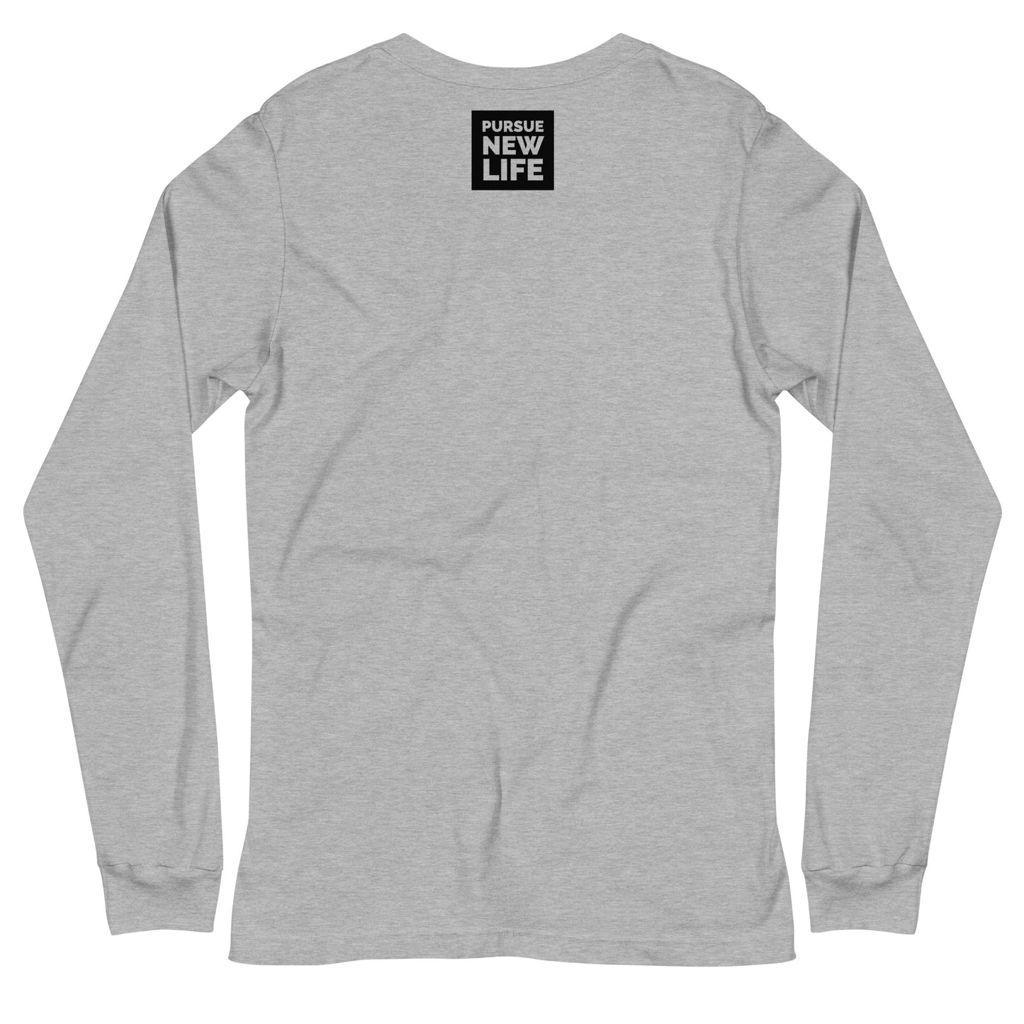 PURSUE RECOVER LIVE Unisex Long Sleeve Tee - BLK DTG