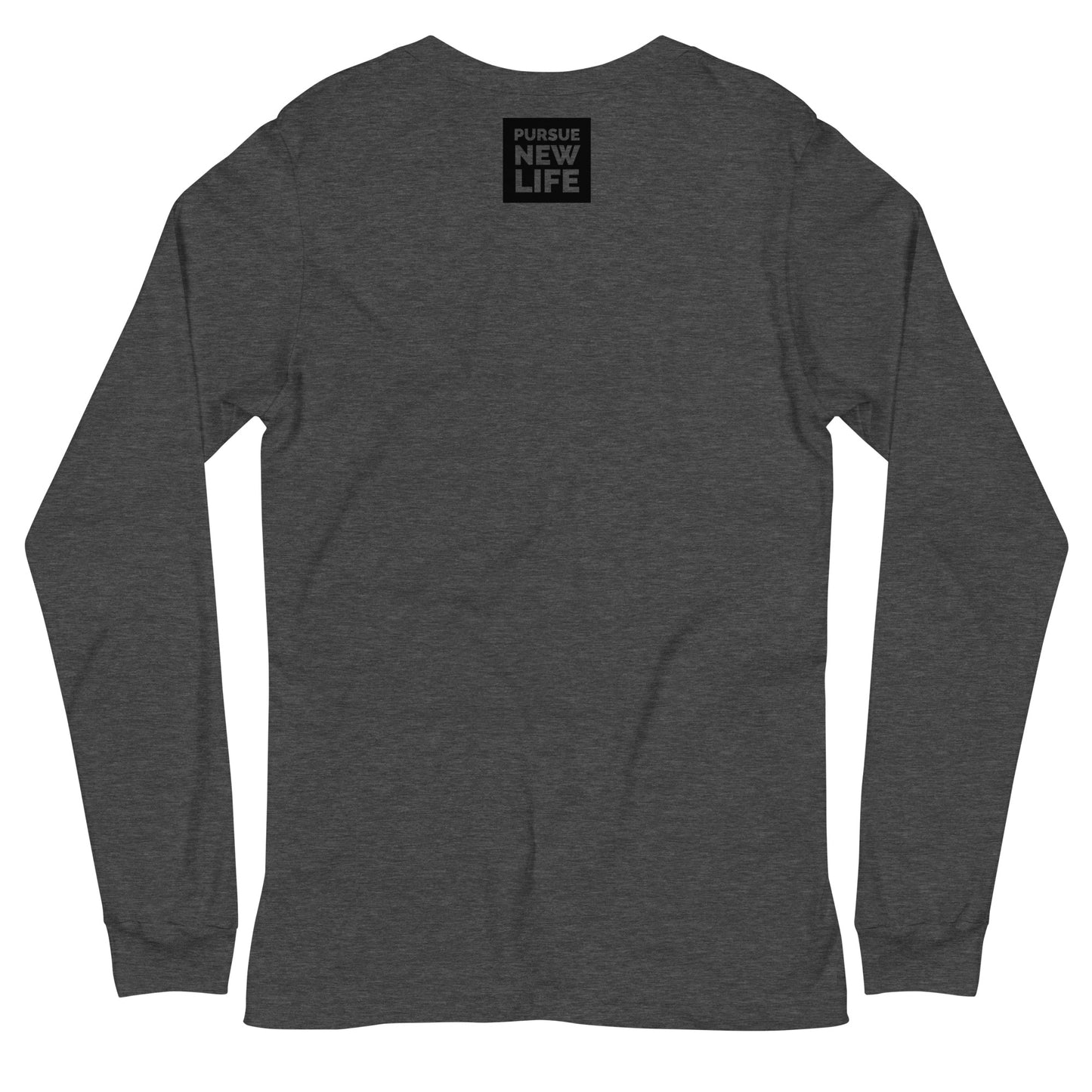 PURSUE RECOVER LIVE Unisex Long Sleeve Tee - BLK DTG