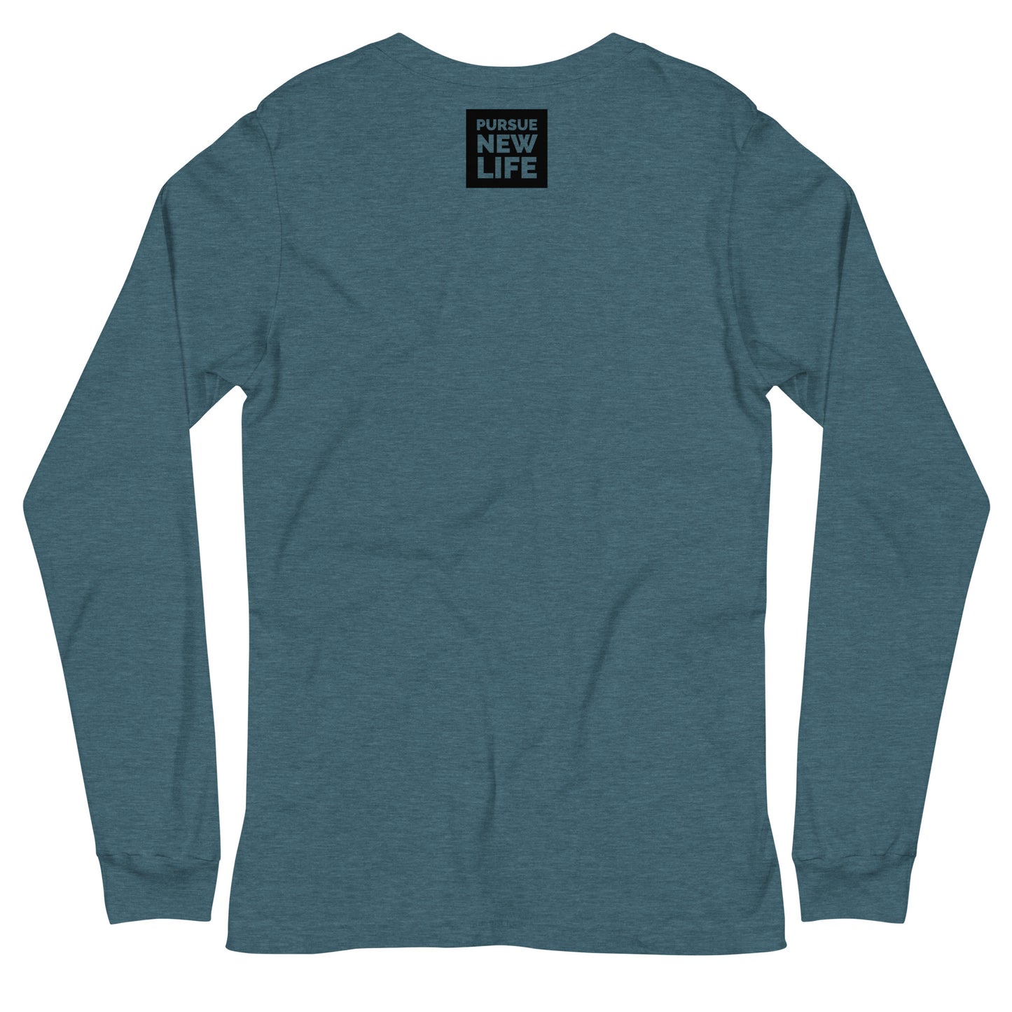 PURSUE RECOVER LIVE Unisex Long Sleeve Tee - BLK DTG