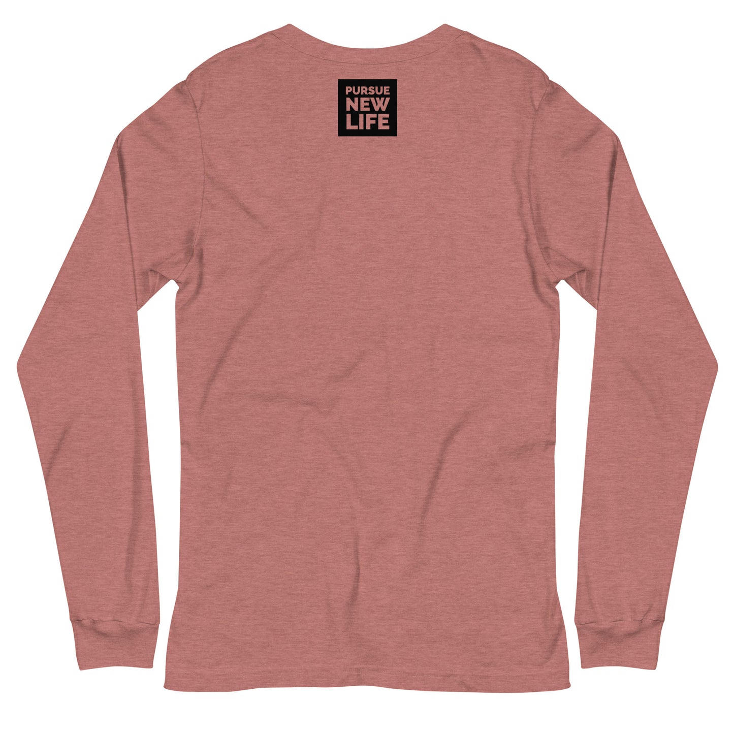 PURSUE RECOVER LIVE Unisex Long Sleeve Tee - BLK DTG