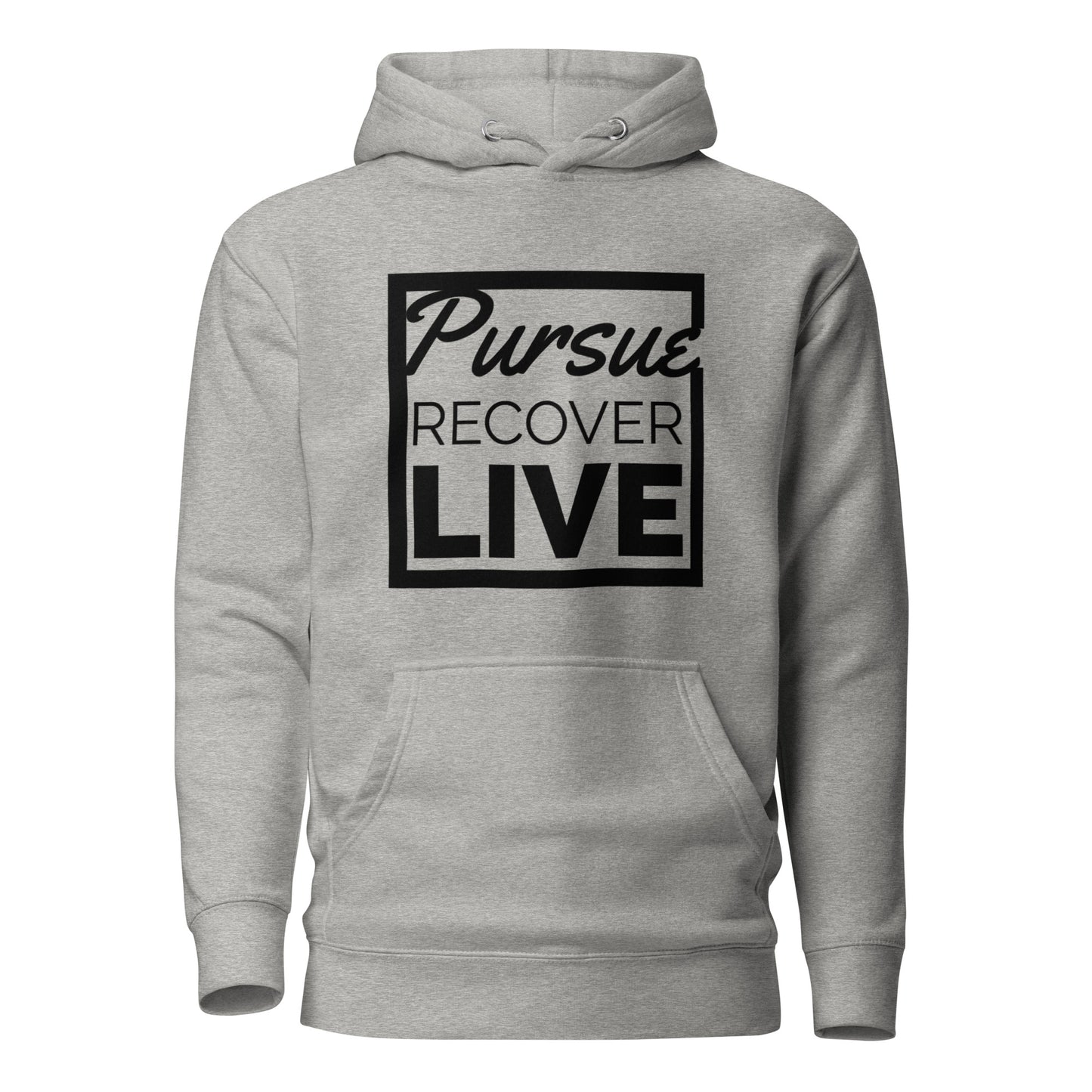 PURSUE RECOVER LIVE Unisex Hoodie BLK DTG