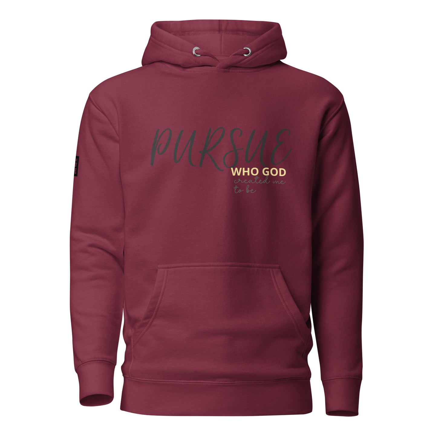 PURSUE WHO GOD CALLED ME TO BE Unisex BLK DTG copy