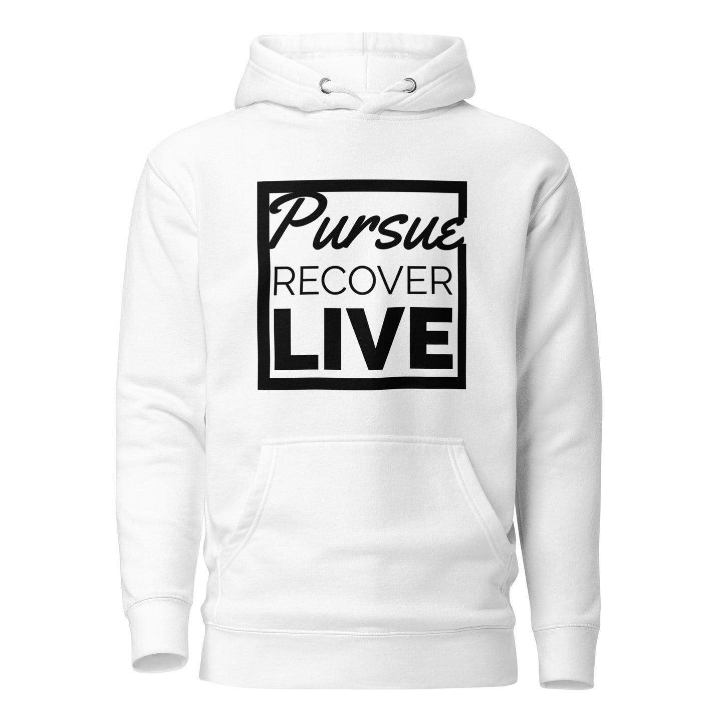 PURSUE RECOVER LIVE Unisex Hoodie BLK DTG