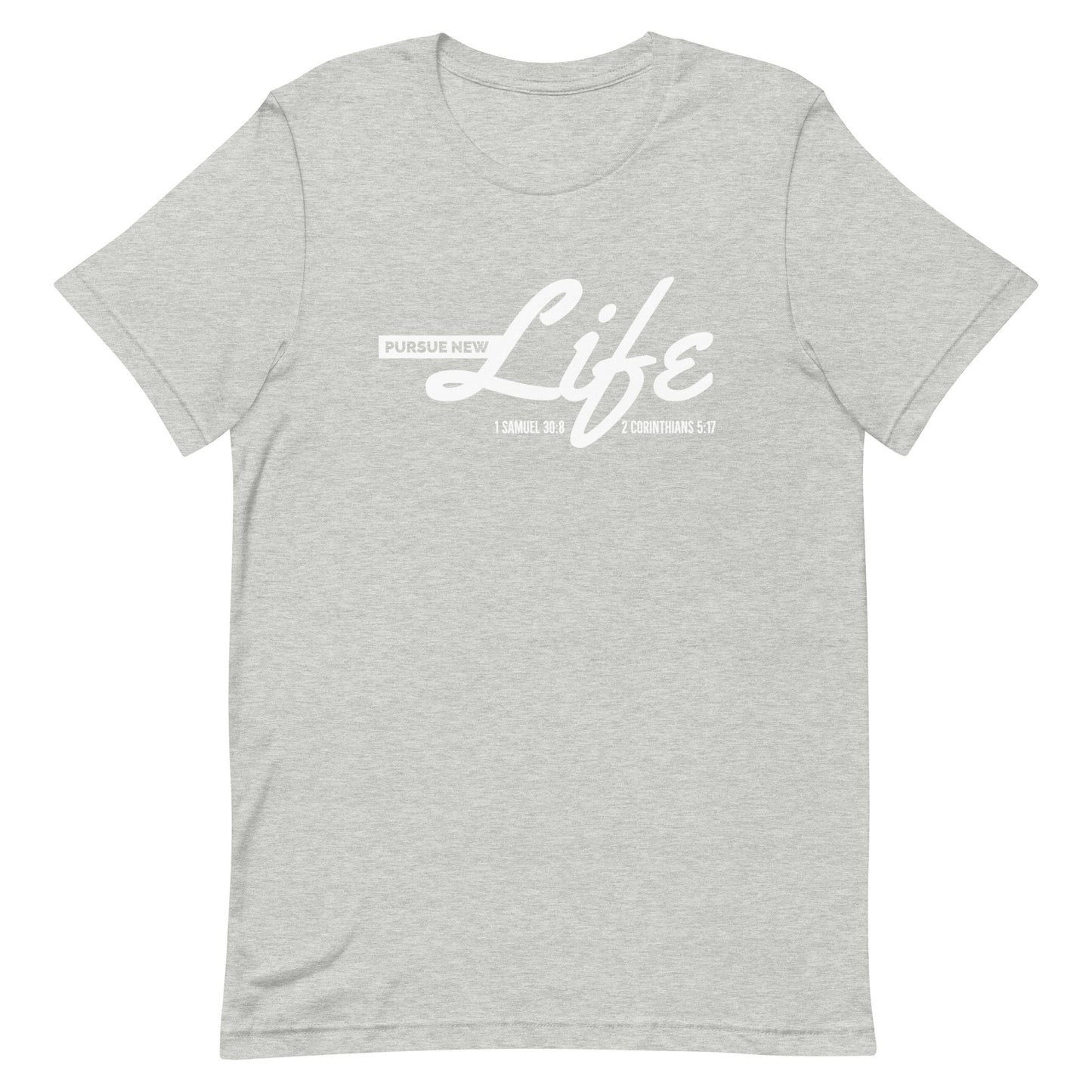 PURSUE NEW LIFE WHT LABEL TEE