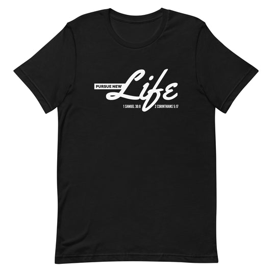 PURSUE NEW LIFE WHT LABEL TEE