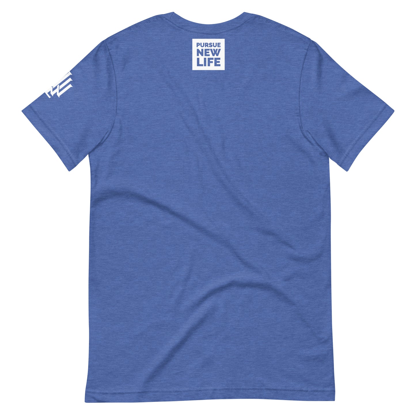 BOUT THAT JOHN 10:10 LIFE BLU BLOCK TEE