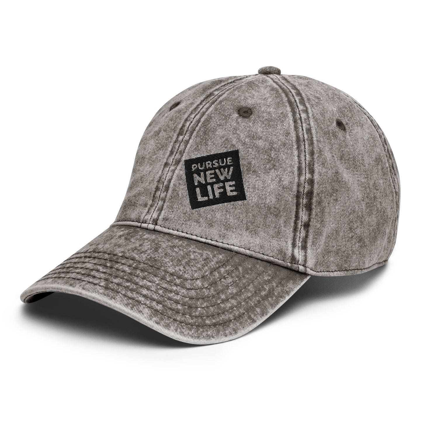 PURSUE NEW LIFE Vintage Cotton Twill Dad Cap