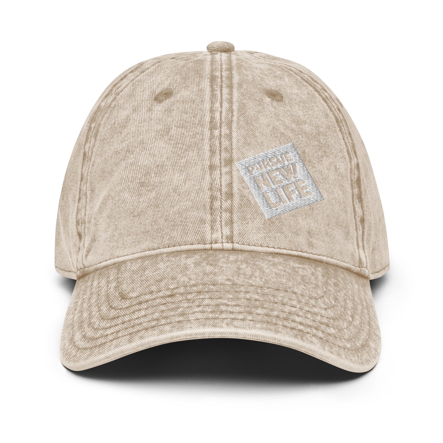 PURSUE NEW LIFE Vintage Cotton Twill Dad Cap