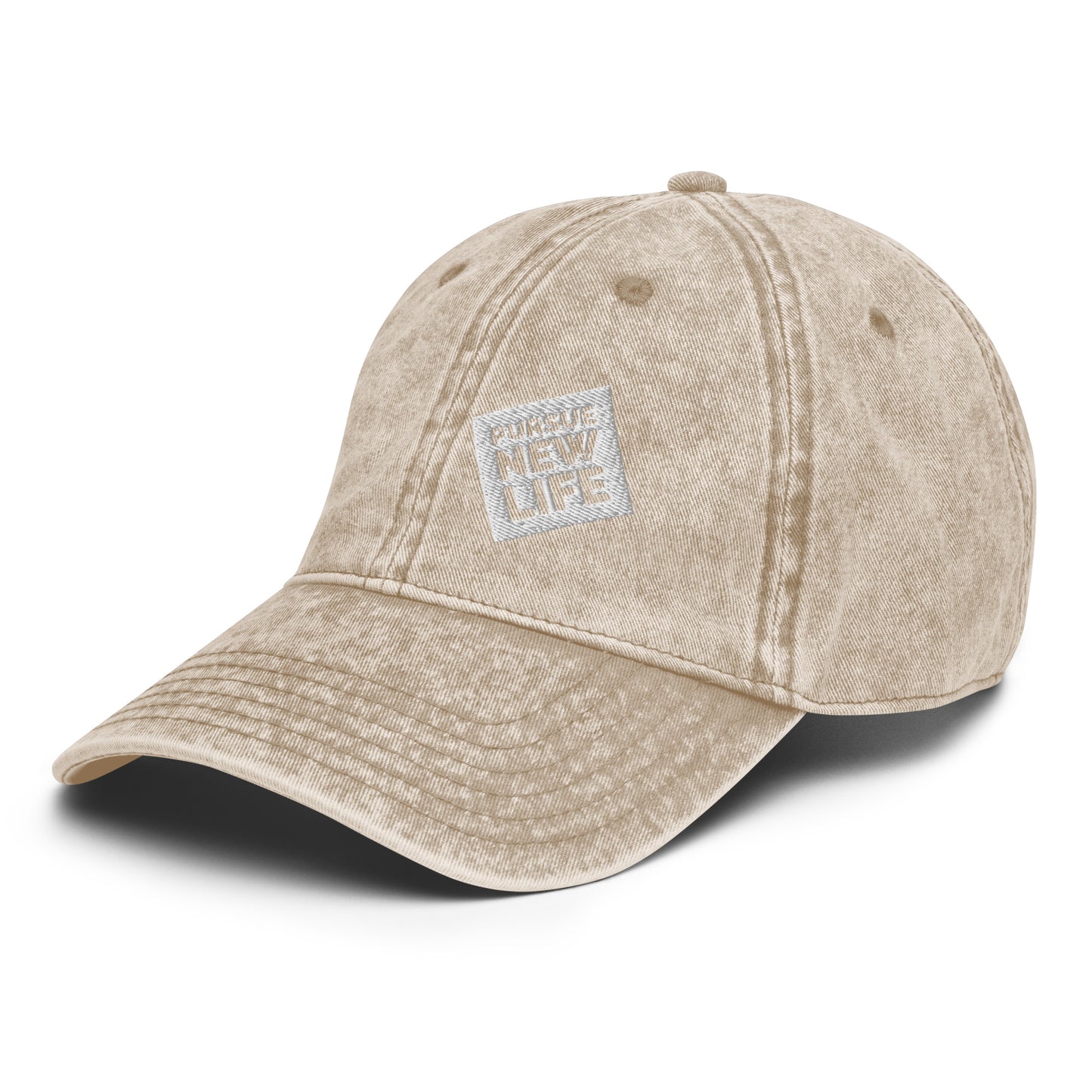 PURSUE NEW LIFE Vintage Cotton Twill Dad Cap