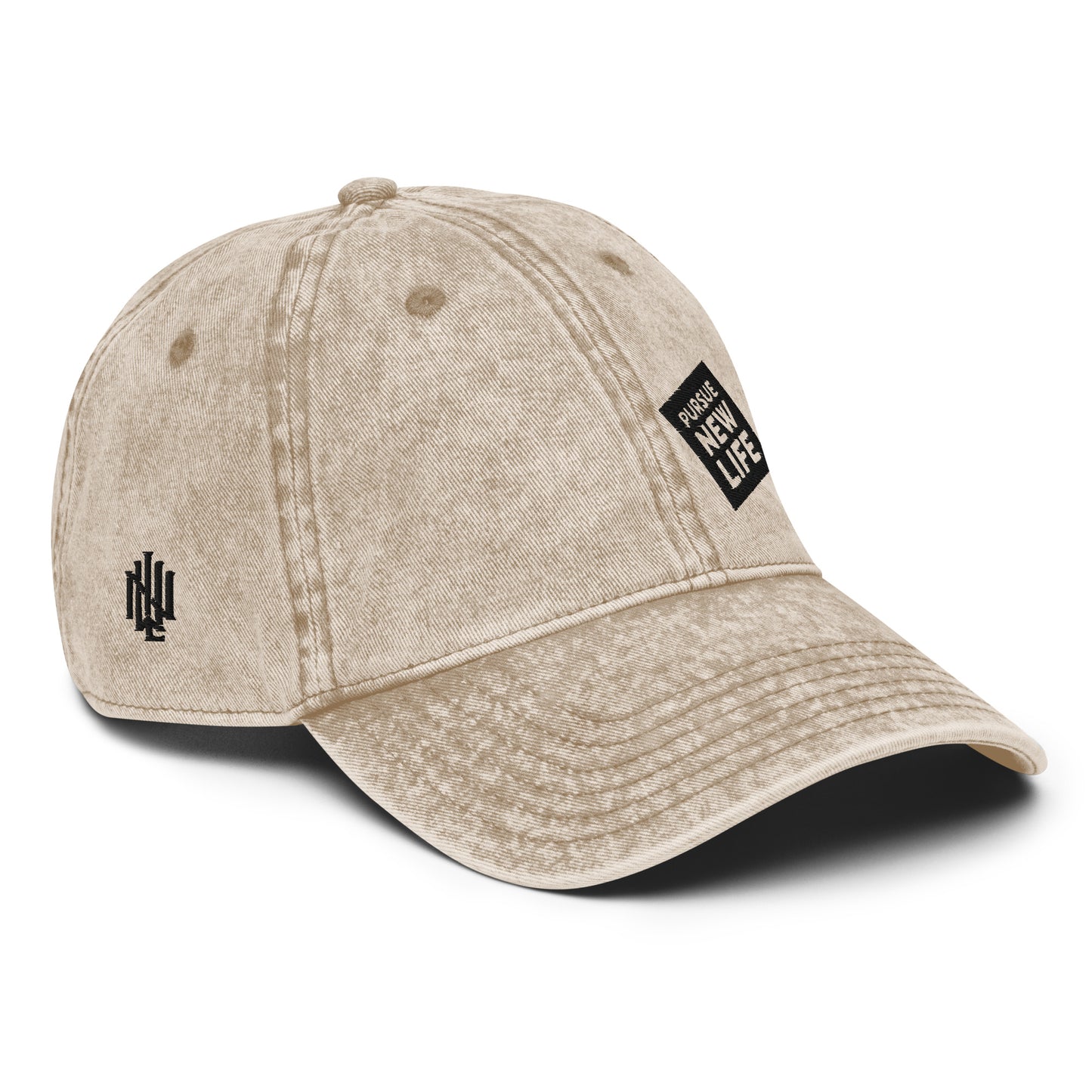 PURSUE NEW LIFE Vintage Cotton Twill Dad Cap