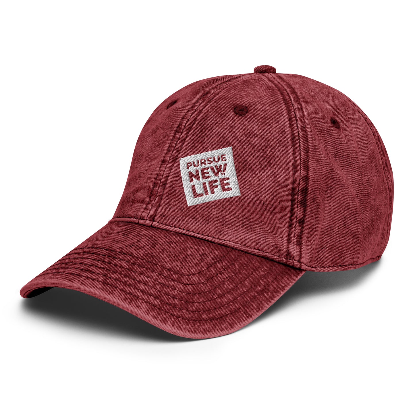 PURSUE NEW LIFE Vintage Cotton Twill Dad Cap