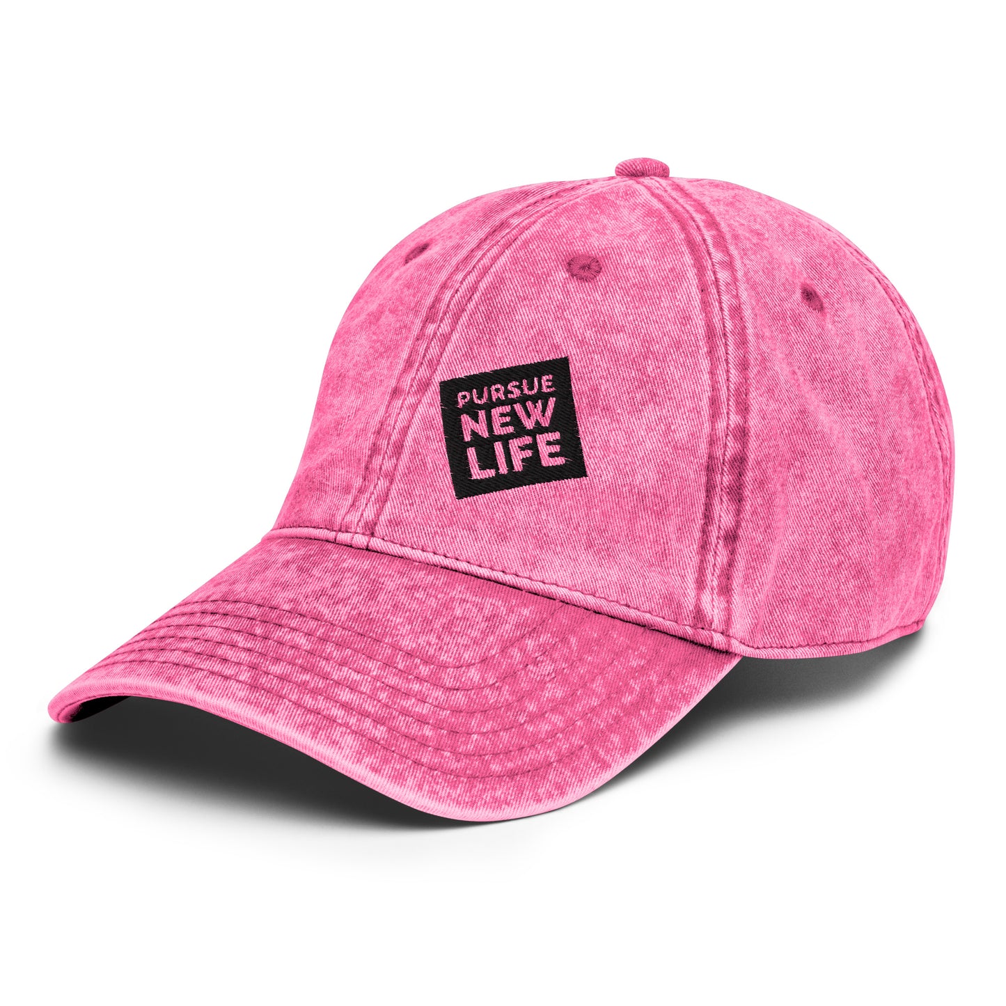 PURSUE NEW LIFE Vintage Cotton Twill Dad Cap